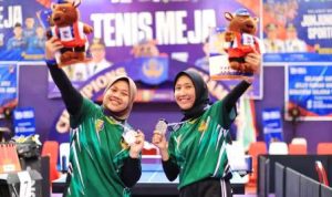 Ganda-Putri-Lampung-Cabor-Tenis-Meja-Tembus-Final-dan-Raih-Medali-Perak-di-Pornas-Korpri-2025