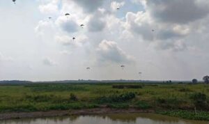 Tim Alfa TNI tangani karhutla Way Kambas