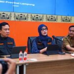 Wakil Gubernur Lampung Jihan Nurlela menyampaikan kebijakan PJJ setelah aktivitas Gunung Anak Krakatau meningkat.