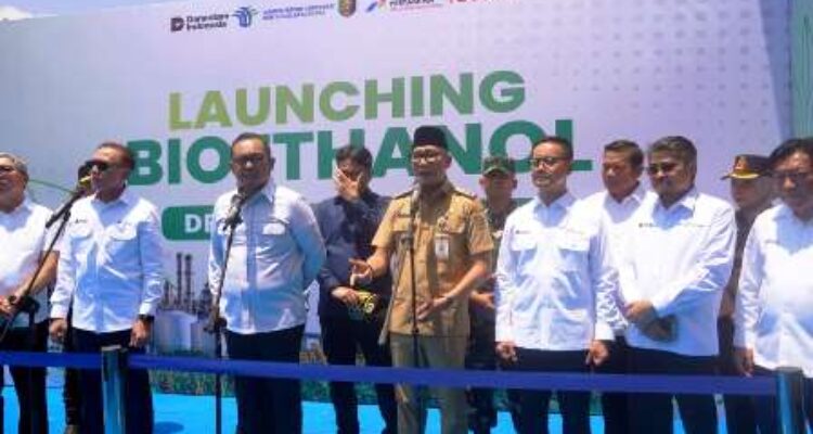Gubernur Lampung Rahmat Mirzani Djausal launching Bioethanol Development Center Lampung