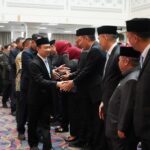 Sekdaprov Lampung Marindo Kurniawan melantik pejabat Pemprov Lampung