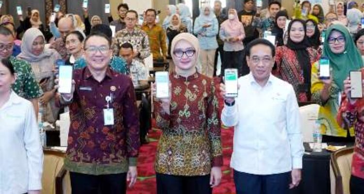 Jihan Nurlela saat peluncuran Peduli TB Lampung