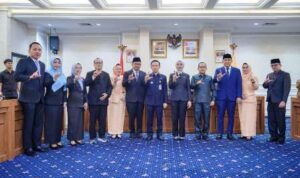 Jihan Nurlela melantik pejabat Pemerintah Provinsi Lampung