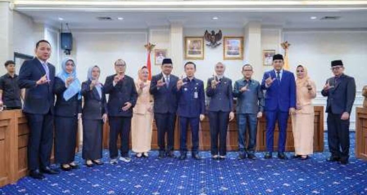 Jihan Nurlela melantik pejabat Pemerintah Provinsi Lampung