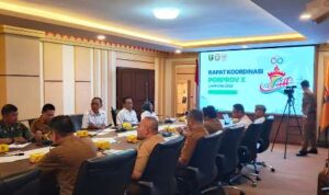 Marindo Kurniawan memimpin rapat persiapan Porprov Lampung 2026