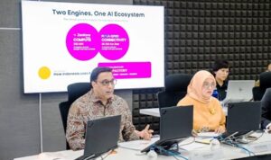 Vikram Sinha, Presiden Direktur dan CEO Indosat, dalam agenda perusahaan.