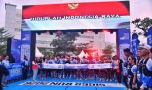 Gubernur Lampung Mirza hadir Siger Run 2026