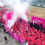 Peserta mengikuti SMARTFREN Fun Run 5G Palembang 2026