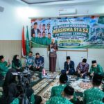 Jihan Nurlela melepas 46 mahasiswa penerima beasiswa PW Pergunu Lampung