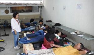 Donor darah lintas iman Keuskupan Tanjungkarang di Asilo Hermelink, Bandar Lampung, dalam rangka Ardas IX 2026.