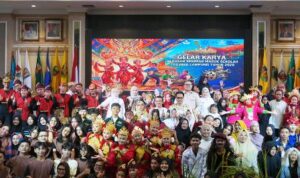 Gubernur Lampung diwakili Yanyan Ruchyansah membuka Gelar Karya GSMS Lampung 2026 di Balai Keratun, Bandar Lampung.