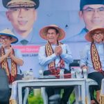 Gubernur Lampung Rahmat Mirzani Djausal menghadiri Pesta Rakyat Petani di Pringsewu dan membahas kenaikan harga singkong serta ekspor tepung mocaf ke Amerika Serikat.