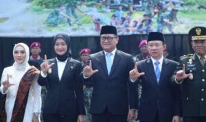 Wagub Jihan menghadiri upacara HUT ke-81 TNI Lampung