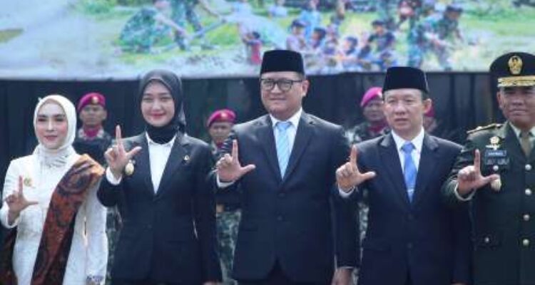 Wagub Jihan menghadiri upacara HUT ke-81 TNI Lampung
