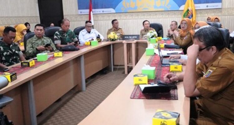 Marindo Kurniawan mengikuti rapat pengendalian inflasi Lampung Oktober 2026