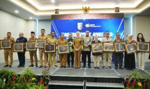 Wagub Jihan Nurlela menghadiri Jamsostek Award Lampung 2025