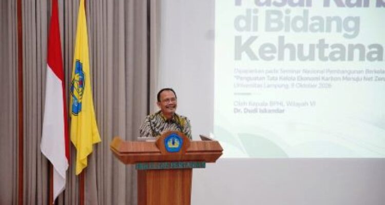 Seminar Nasional Nilai Ekonomi Karbon LPPM Universitas Lampung menuju Net Zero Emission 2060