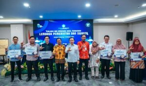 pemprov-lampung-bahasa-indonesia-bahasa-lampung Sekda Lampung Marindo Kurniawan membuka evaluasi pembinaan bahasa Indonesia di Hotel Golden Tulip Lampung